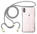 Produktbild Motiv Spruch Mandala Schrift auf transparent Case Halsband mit Seil Schnur Kordel Halskette Handykette zum umhängen Handyband kompatibel mit Samsung Galaxy S9 You & me M2#4