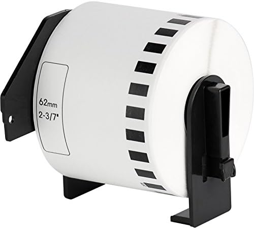 Continuous White Standard Adress Labels compatible to BROTHER DK22205 Thermal Paper Roll | 62mm x 30,48 m | suitable for Brother P-Touch QL 500 Series / 500 / 500A / 500BS / 500BW / 550 / 560 Series / 560 / 560VP / 560YX / 570 / 580 Series / 580 / 580N / 650TD / 700 / 710W / 720NW / 1000 Series / 1050 / 1050N / 1060N