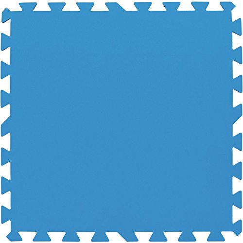 Bestway Pool Bodenschutzfliesen-Set 8 Stück, 50x50x0,4cm, blau