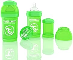 Twistshake Anti-Colic Shaker (180 ml/6 oz, Green)