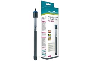 allpondsolutions 200w Aquarium Fish Tank Adjustable Submersible Heater, for Tropical and Marine Aquariums up to 200 Litres