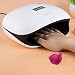 LED Nail Lamp, SUN4 48W Professional Nail Lampe UV Nail Dryer for Gel Polish Builder with Sensor 4 Timer LCD Display and Double-Speed