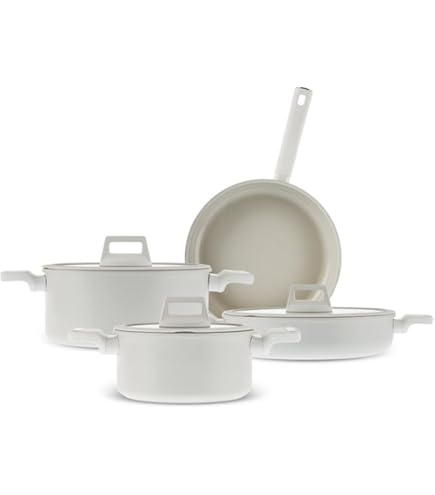 Karaca Dream Biogranit 7-tlg. Kochset Lila - Gesundes Granit-Kochgeschirr