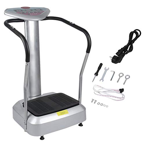 Vibration Plate Exercise 220W Vibrator Slim Full Body Fitness Massage Equipment Machine Healthy Care Tool