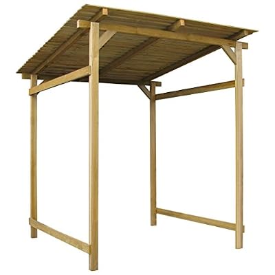 vidaXL Grand abri hangar de jardin en bois Résistant à la pourriture 180 x 200 x 200 cm