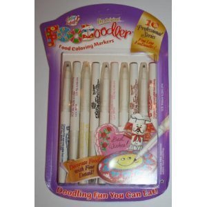 Foodoodler Food Coloring Markers 10 Colors Kosher A By