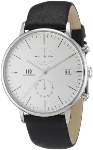 Danish Design Herren-Armbanduhr XL Analog Quarz Leder 3314400