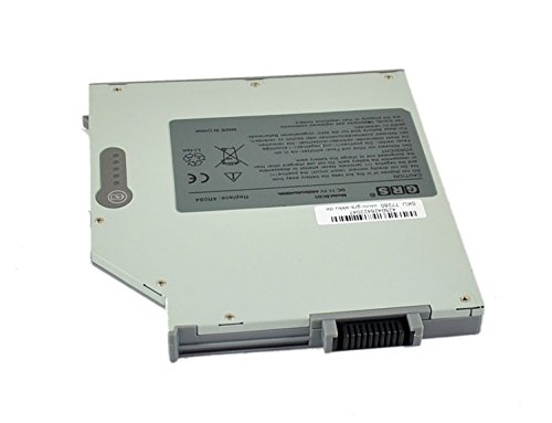 GRS® Notebook Akku Mediabay für Dell Latitude D500, 500M, 505, 510M, D520, D531, 600M, D600, D610, D620, D630, D800, D810, Laptop Batterie 4400mAh, 11.1V ( Zusatzakku, der im CD/DVD Schacht des Notebooks eingesetzt wird) - 2