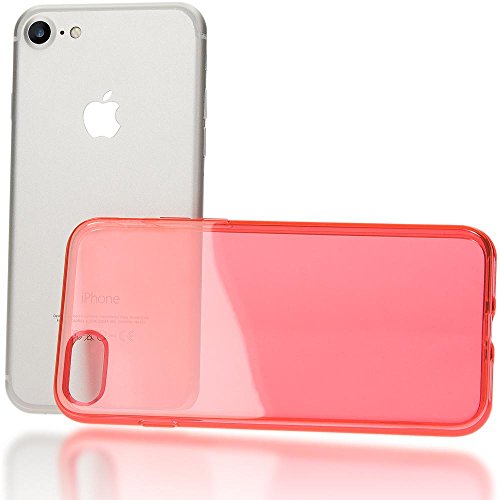 iPhone 8 7 Funda Carcasa de NALIA Protectora Movil Transparente TPU Silicona Ultra-Fina Gel Bumper Goma Cubierta Cobertura Delgado Clear Cover Phone Case para Telefono Apple IP 7 8 - Rojo reviews iPhone 8 7 Funda Carcasa de NALIA Protectora Movil Transparente TPU Silicona Ultra-Fina Gel Bumper Goma Cubierta Cobertura Delgado Clear Cover Phone Case para Telefono Apple IP 7 8 - Rojo