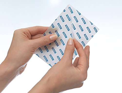tesa doppelseitige Klebepads TACK / Transparente Klebestreifen zum Aufhängen an Wänden, Fenstern und Spiegeln / 1 x 200 Pads - 5