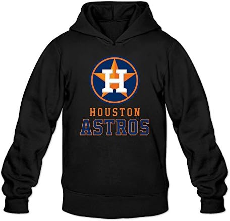Rebecca Cool Houston Astro Men's Long Sleeve Hoodie Black -  Black - 