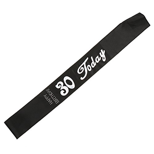 Generic Geburtstag Schärpe Satinband für Geburtstag Junggesellenabschied Party - 3