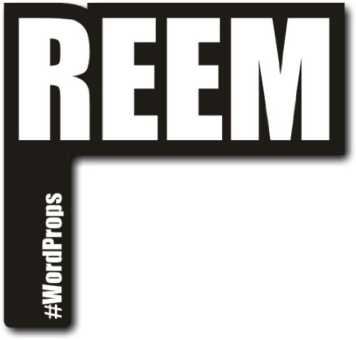 #WordProps REEM Photo booth props