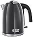 Produktbild Russell Hobbs 20414-70 Wasserkocher Colours Plus+ Storm Grey, 2400 Watt, 1.7l, Schnellkochfunktion, grau