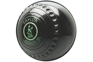 Taylor Legacy SL Slimline Progrip Black Heavy Short Mat Bowls - Pair