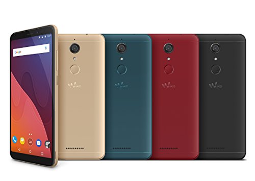 Wiko View 14,47 cm (5,7 Zoll) Smartphone (13MP Kamera, 32 GB internen Speicher, 3GB RAM, Dual-SIM, Fingerprint, Android 7.1 Nougat) gold