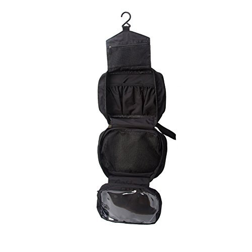 Torido Premium Kulturtasche zum Aufhängen, wasserdichte Waschtasche, faltbarer Kulturbeutel mit Haken fürs Reisen, verschiedene Fächerarten