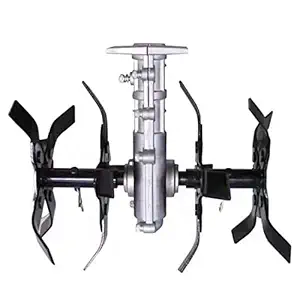Agrobotics Brush Cutter Tiller Weeder Attachment Having 28mm Shaft(Rod) and 9 Spline(Teeth)-Type Rotor