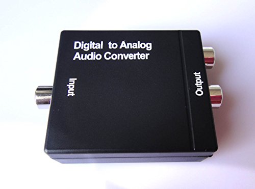 Easyday 3,5mm Toslink SPDIF Koaxial Optisch Digital zu Analog Audio Konverter Wandler für TV - 5