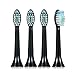 Produktbild Fernando Feliz 4 Pcs Clean Black Toothbrush Heads for Philips HX6064/33 Phillips Oral Care Healty