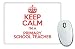 Produktbild Rot Keep Calm I 'm a Grundschule Lehrer Mauspad TXT 3447