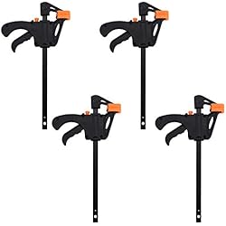4pcs Pince à Bois en Forme de F Pince de Serrage Serre-joint de Menuiserie pour Travaux de Bricolage de Quincaillerie Fabrication de Meubles