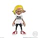 Produktbild BANDAI  Splatoon 2 Kisekae Gear Collection 2 Trading Figur: #3 Inkling-Junge [Neon Gelb] & T-Shirt TintactiX [Weiß]