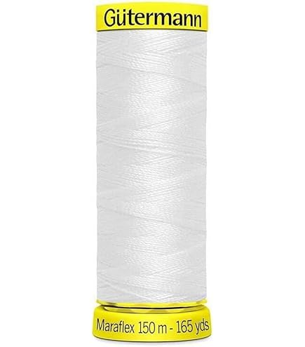 Filo Elastico Gütermann Maraflex - 150 Metri Grigio | Per Cuciture Stretch E Overlock | Alta Elasticità - Foto 7