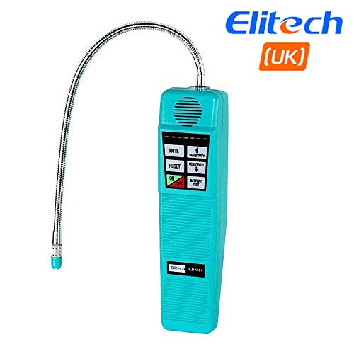Elitech HLD-100+ Bombilla halógena Detector de fugas de Detector de fugas de gases con Detector de alta sensibilidad 3 G/ano, ?Garantía de 12 meses?