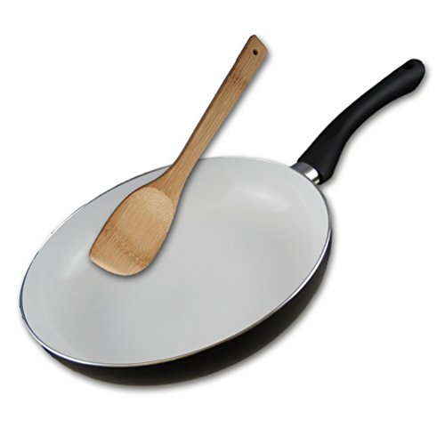 Aluminiumpfanne 2-fach beschichtet Ø28 cm, antihaft Pfanne mit Wärmeleitboden