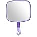Hair dressing salon professional PURPLE hand held mirror