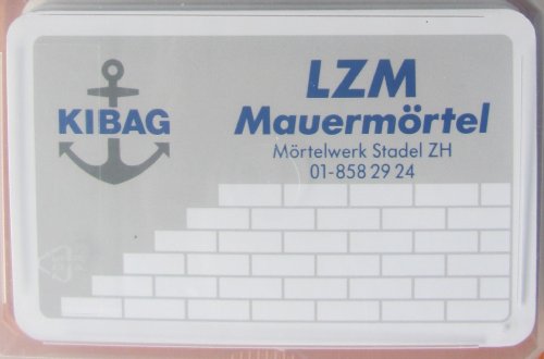 Preisvergleich Produktbild Kibag - LZM Mauermörtel - Skatspiel - franz. Blatt