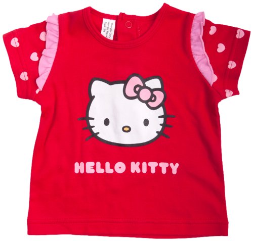 Hello Kitty Baby Girl's Short Sleeve T-Shirt Red 0 - 3 Months
