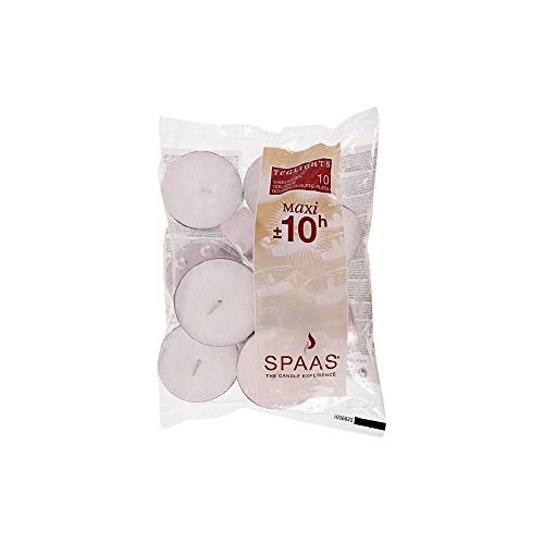 Preisvergleich Produktbild Spaas Teelichter Maxi Weiß (10)