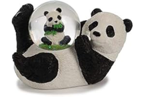 Euro Souvenirs Glitzerkugel Panda liegend, Schneekugel Tier Tiere Pandabären Pandabär Schneekugeln