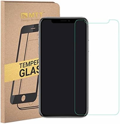 MTT Tempered Glass Screen Protector Guard for Apple iPhone X (Pack 2)