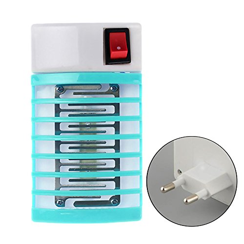 Preisvergleich Produktbild Gogogo Lampe Schlafkabine, LED-Aktenvernichter Mücke Innen Elektronische Lampe ist die besten sécurises und wirksame Lampe für Schlafkabine / Fliegenklatsche – Blau