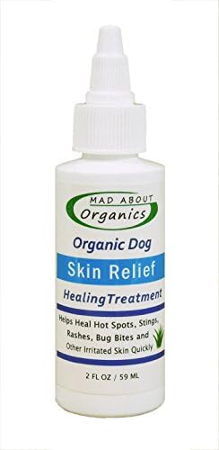 Mad About Organics All Natural Dog Puppy Skin Relief Healing Treatment Drops 2oz