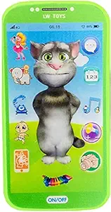 zaid collections Toys Digital Mobile Phone with Touch Screen Feature, Amazing Sound and Light Toy (Color and Design May Vary)
