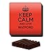 Produktbild Rot Set von 4 Keep Calm und Love Watford Untersetzer Farbe 0701