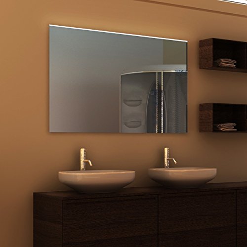 Siena - LED Badspiegel mit Beleuchtung - (B) 80 cm x (H) 80 cm