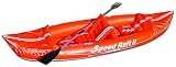 Beach Art Speed Raft - Kayak hinchable, color naranja