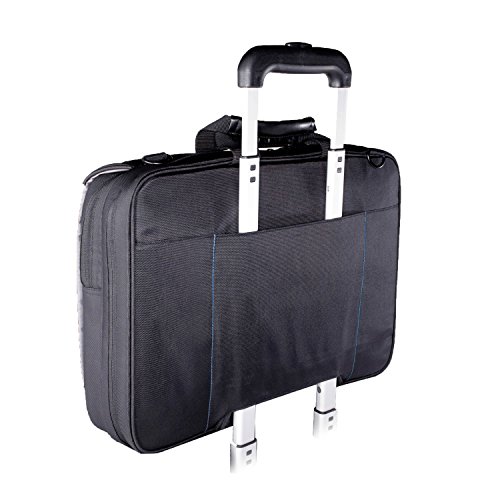 V7 CCD1-BLU-9E Edge Frontloader Notebook Tasche bis 40,9cm (16,1 Zoll) schwarz / blau - 3