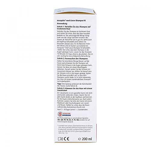 Mosquito med läuse shampoo 10, 200 ml - 2