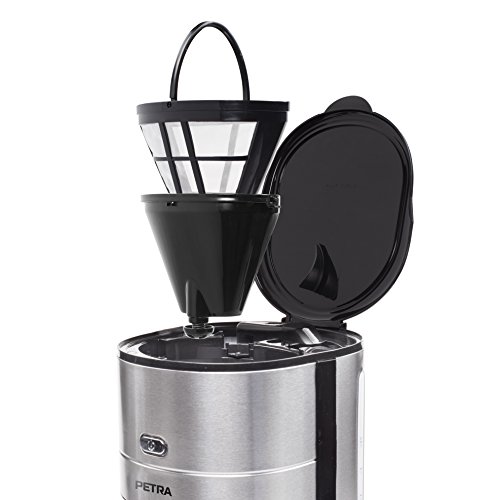 Petra Electric KM 54.57 Kaffeemaschine mit Edelstahl Isolierkanne und permanent Filter - 4