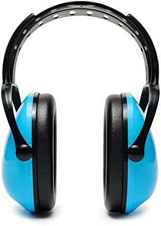 Ear Muffs Ear Defender Noise Reduction Hearing Protechtion for Adults Kids Children , Professional Ear Muffs for Shooting Hunting Working , Ajustable Comfortable(Blue) (Blue)