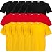 Produktbild Fruit of the Loom Original Valueweight T Rundhals T-Shirt F140 15er Pack L - 15er Pack,5x black 5x red 5x sunflower