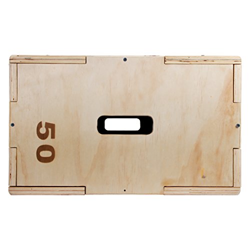 Plyobox Jumpbox Sprungkasten aus Holz von POWRX für Plyometrisches Training - 5