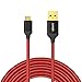 Produktbild Anker 3 m Nylon Umflochtenes Verwicklungssicheres Micro USB Kabel mit Vergoldeten Steckern for Android, Samsung, HTC, Nokia, Sony und Andere (Rot)