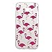 Galaxy J7 2017 Tpu Case,Galaxy J7 2017 Clear Case,Leeook Thin Transparent Slim Fit Soft Gel Flexible Scratch-Resistant Pretty Pink Bird Pattern Crystal Clear Silicone Tpu Rubber Bumper Case Cover for Samsung Galaxy J7 2017+ 1x Black Stylus